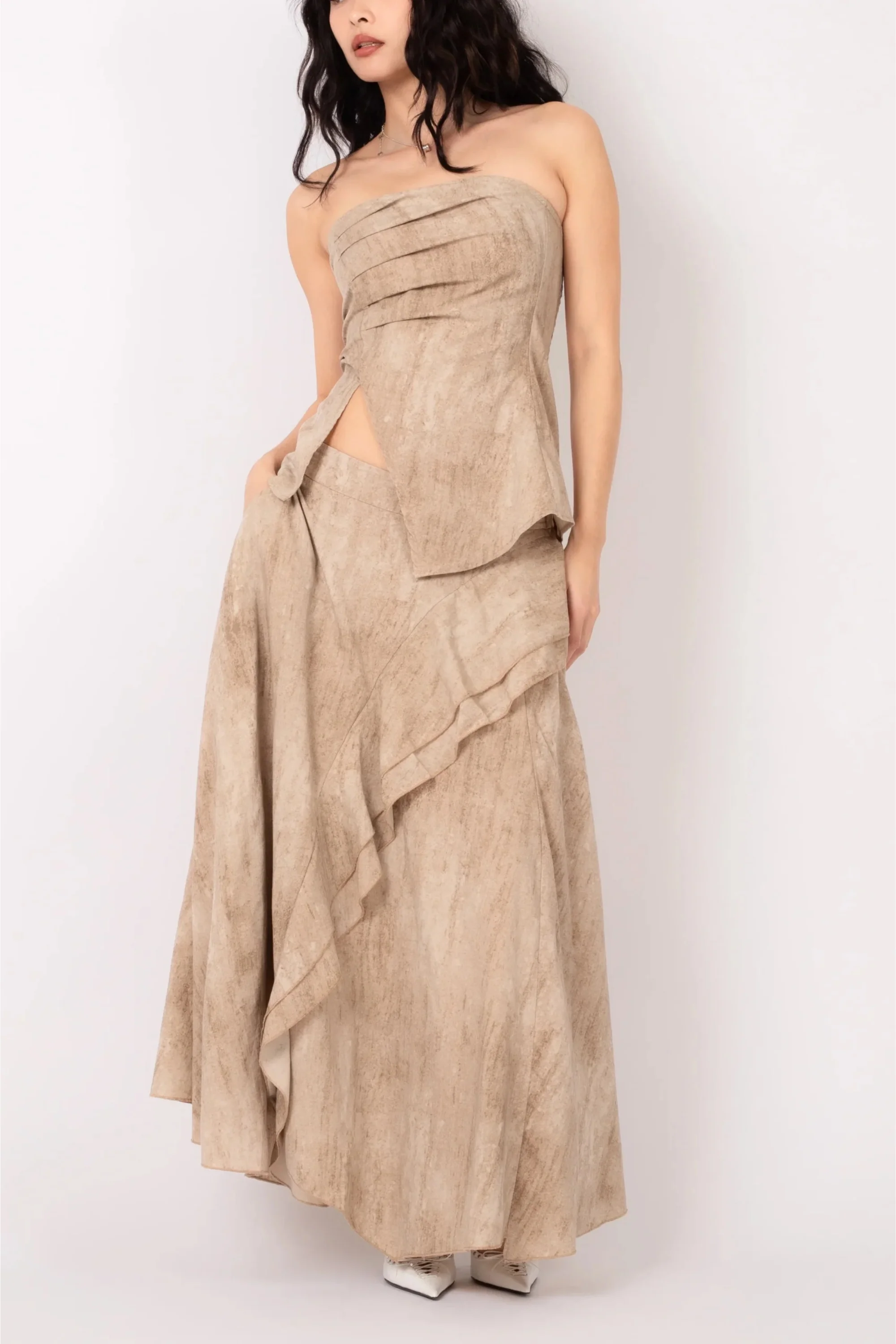 Buttercup Bandeau Top & Skirt Co-ord Set